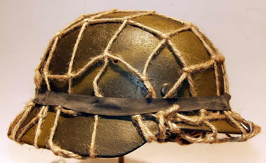 German Helmet Camouflage Net WW2 WWII Paratrooper Wehrmacht M35 M38 M40